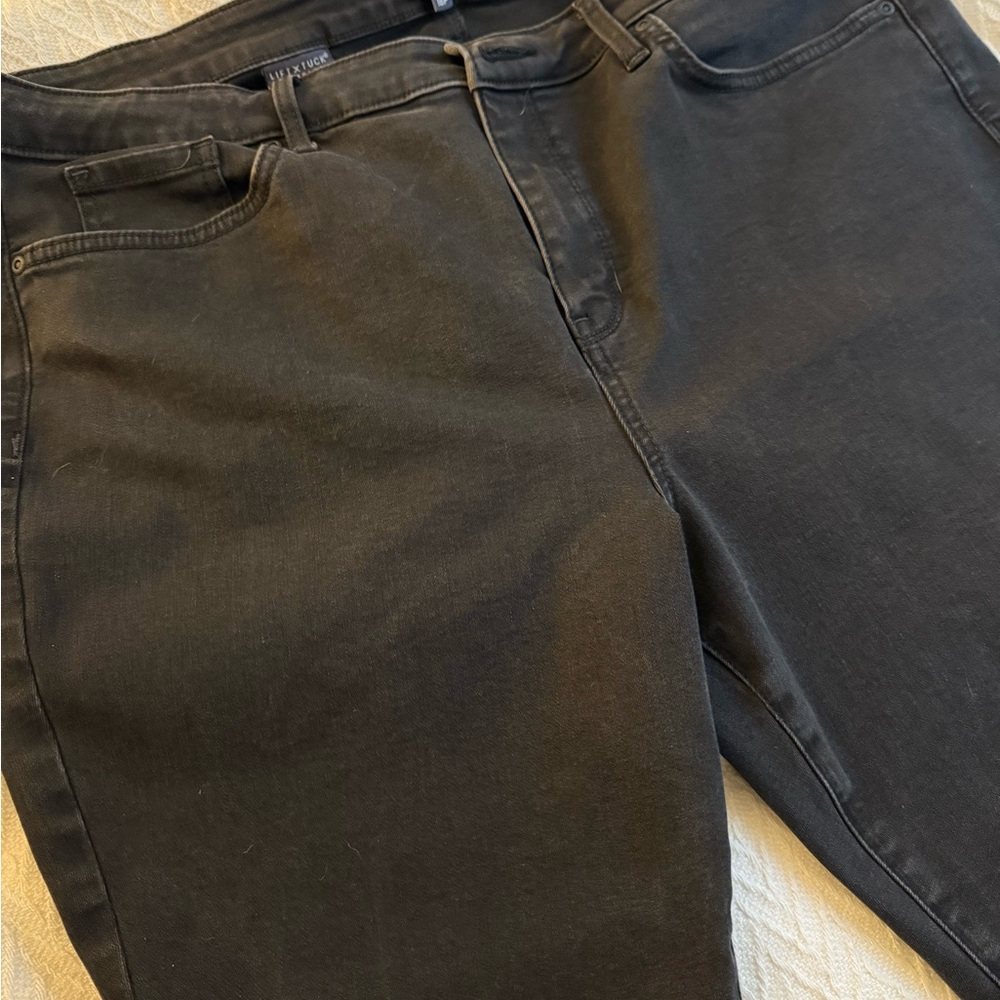 NYDJ Women's Black Flare Jeans